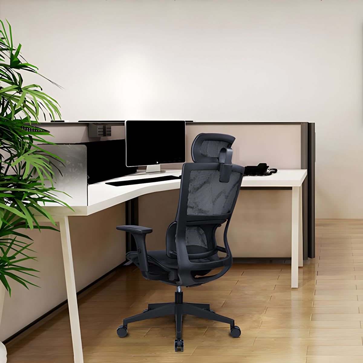 Ergonomic High-Back Mesh Office Chair with Headrest – Adjustable Support & Sleek Design - Image 5