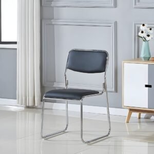Stackable Chrome Guest Chairs