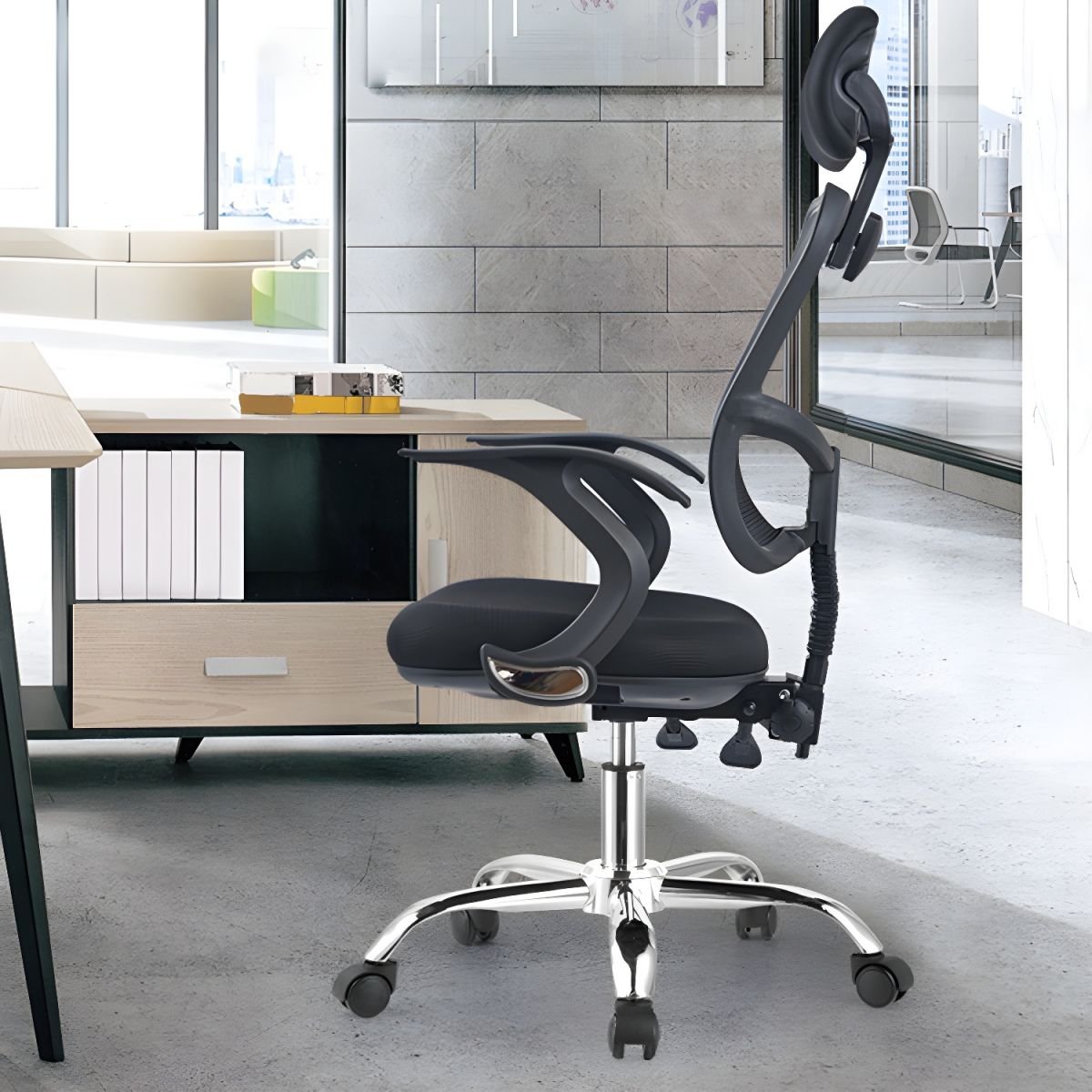 High-back orthopedic office chair - Image 2