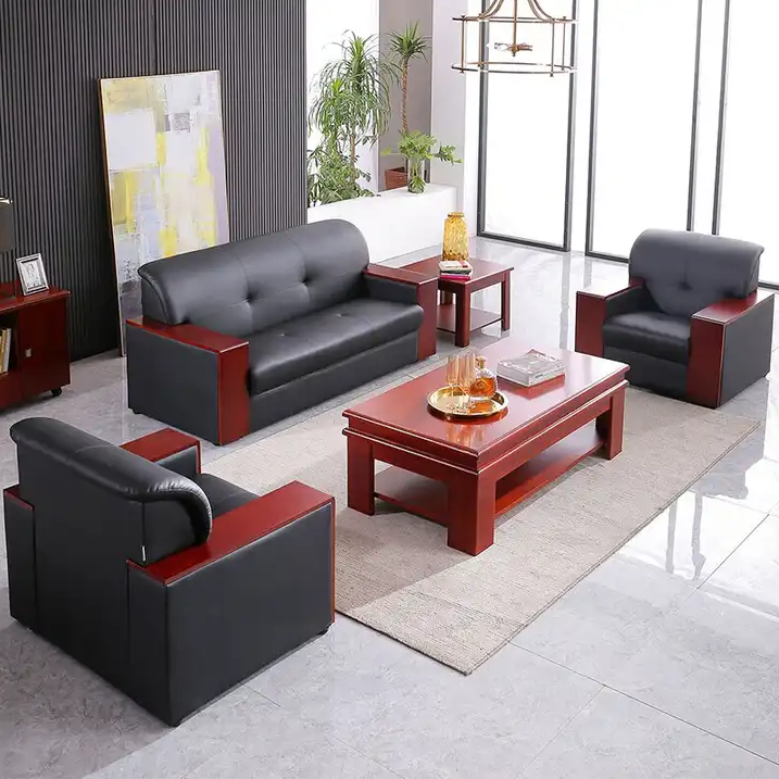 5-Seater Leather Executive Sofa