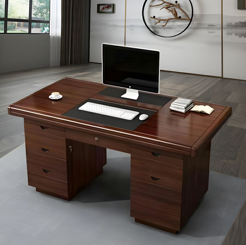 1200MM mahogany Executive Office desk - Image 3