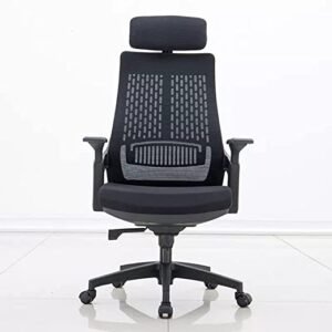 ErgoComfort High-Back Mesh Office Chair with Headrest - Image 2