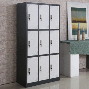 9 Locker Office Filing Cabinet