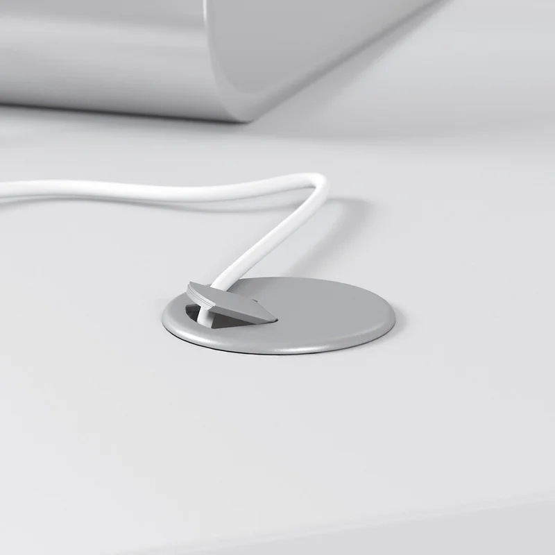 1.2m White Office Desk with Lockable Drawers – Sleek & Practical Design - Image 3