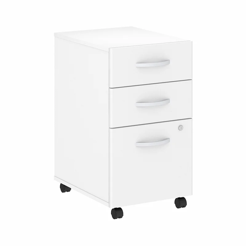 1.2m White Office Desk with Lockable Drawers – Sleek & Practical Design - Image 5