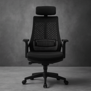ErgoComfort High-Back Mesh Office Chair with Headrest