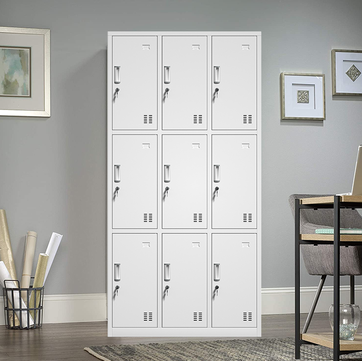 9-Locker office filing Cabinet - Image 2