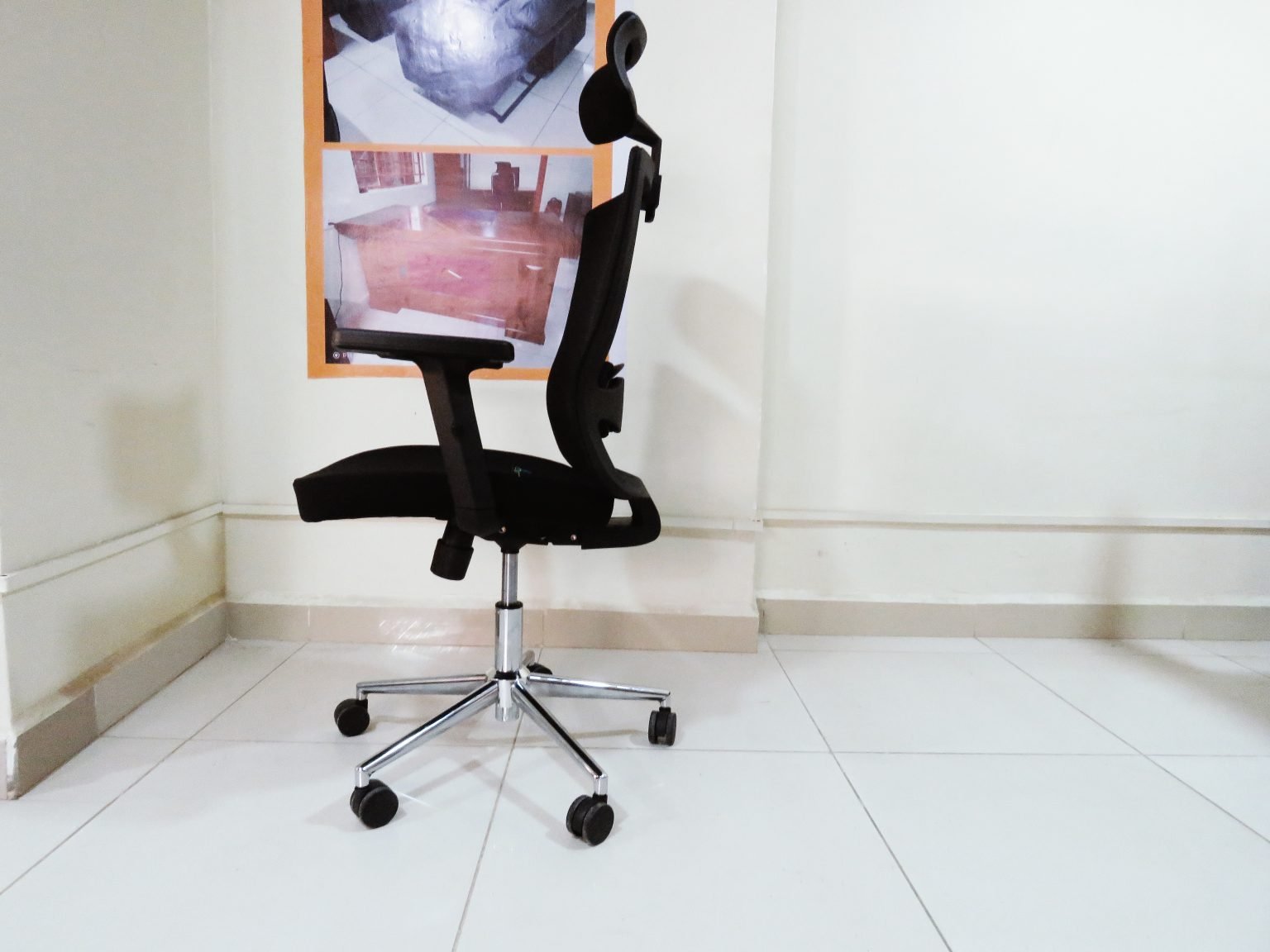 Ergonomic Mesh Office Chair with Headrest – Adjustable Comfort & Sleek Design - Image 3
