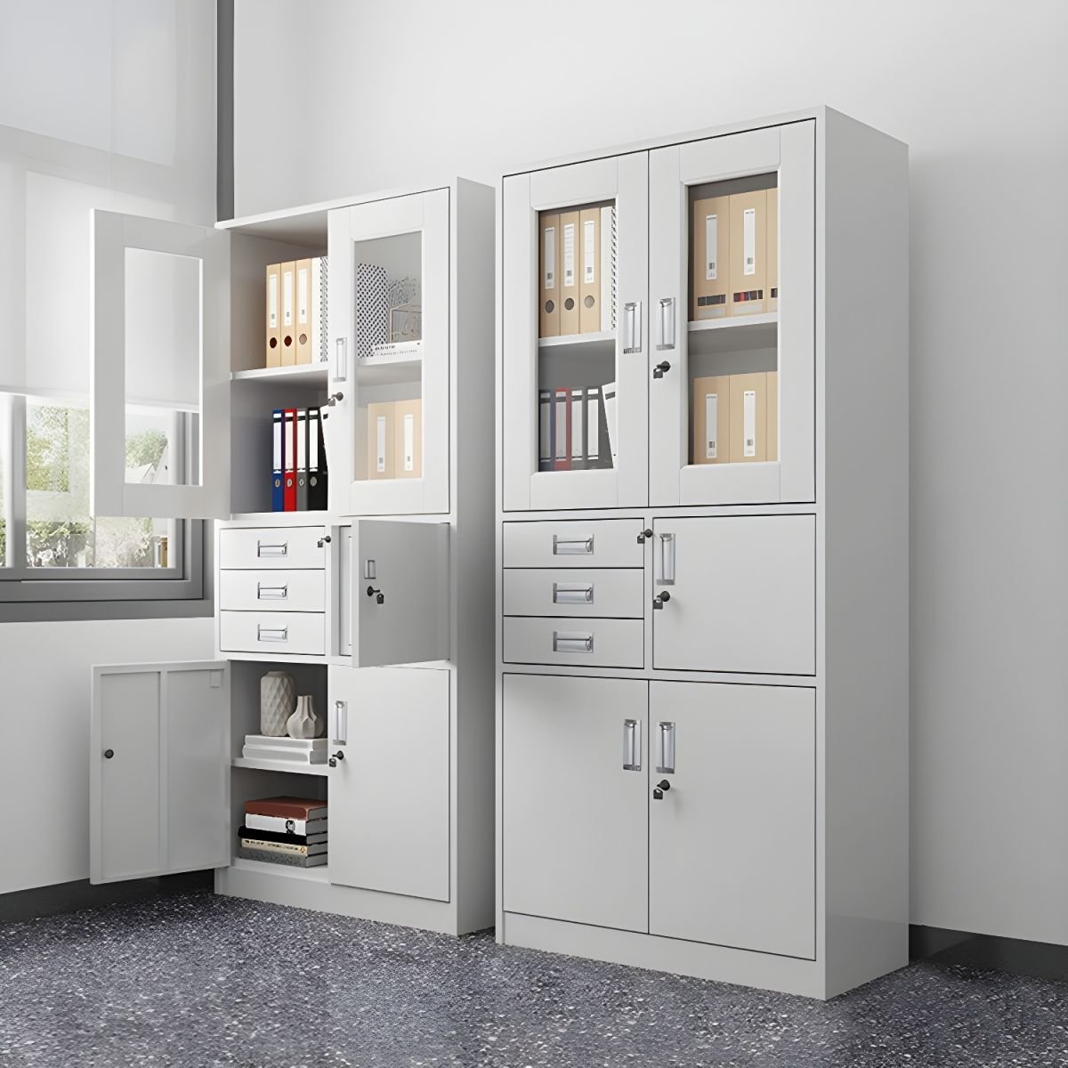 Office Filing Cabinet with Safe - Image 4