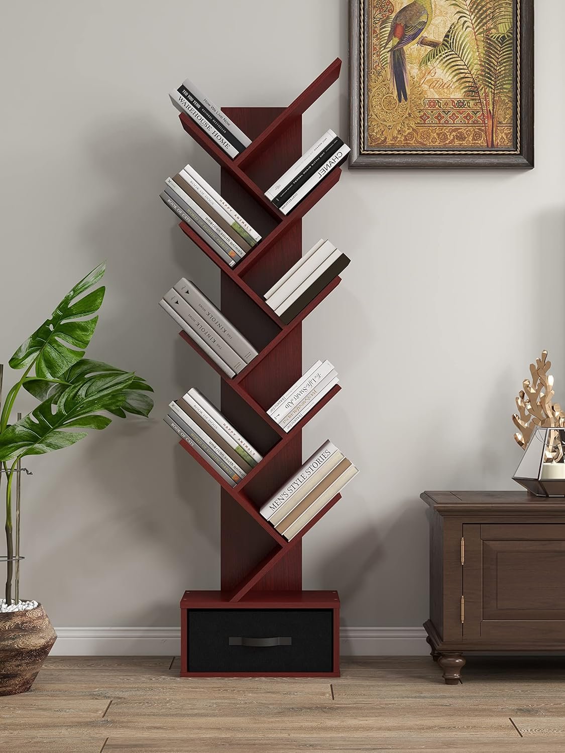 9 tier modern office bookshelf. - Image 2